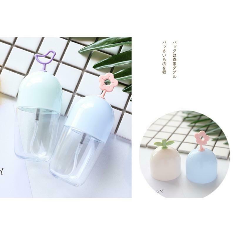 55ml Plastic Empty Spray Bottle for Make Up and Skin Care Refillable Random Colo