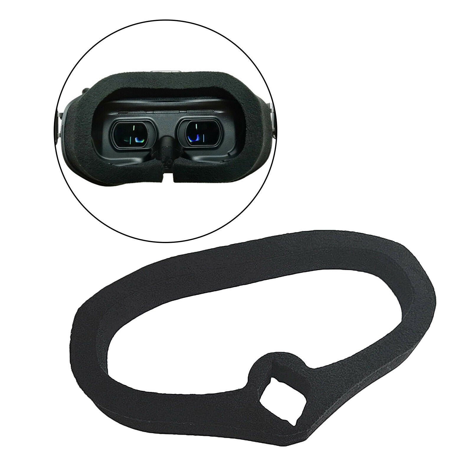 Eye Pad for DJI FPV Nose Foam Padding RC Drone Accessories Can Cutting Black