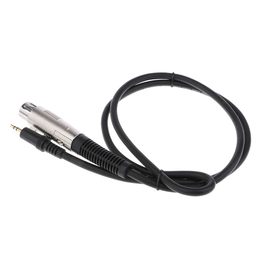 3.5mm (1/8 Inch) Stereo Male to XLR Female Cable 1meter