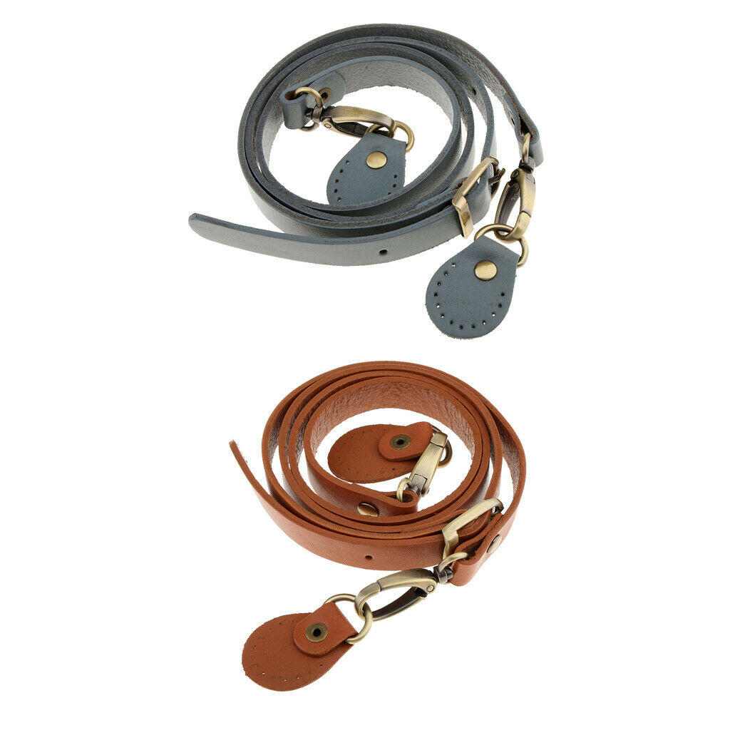 2x Adjustable Shoulder Strap for  Leather Replacement Shoulder Strap