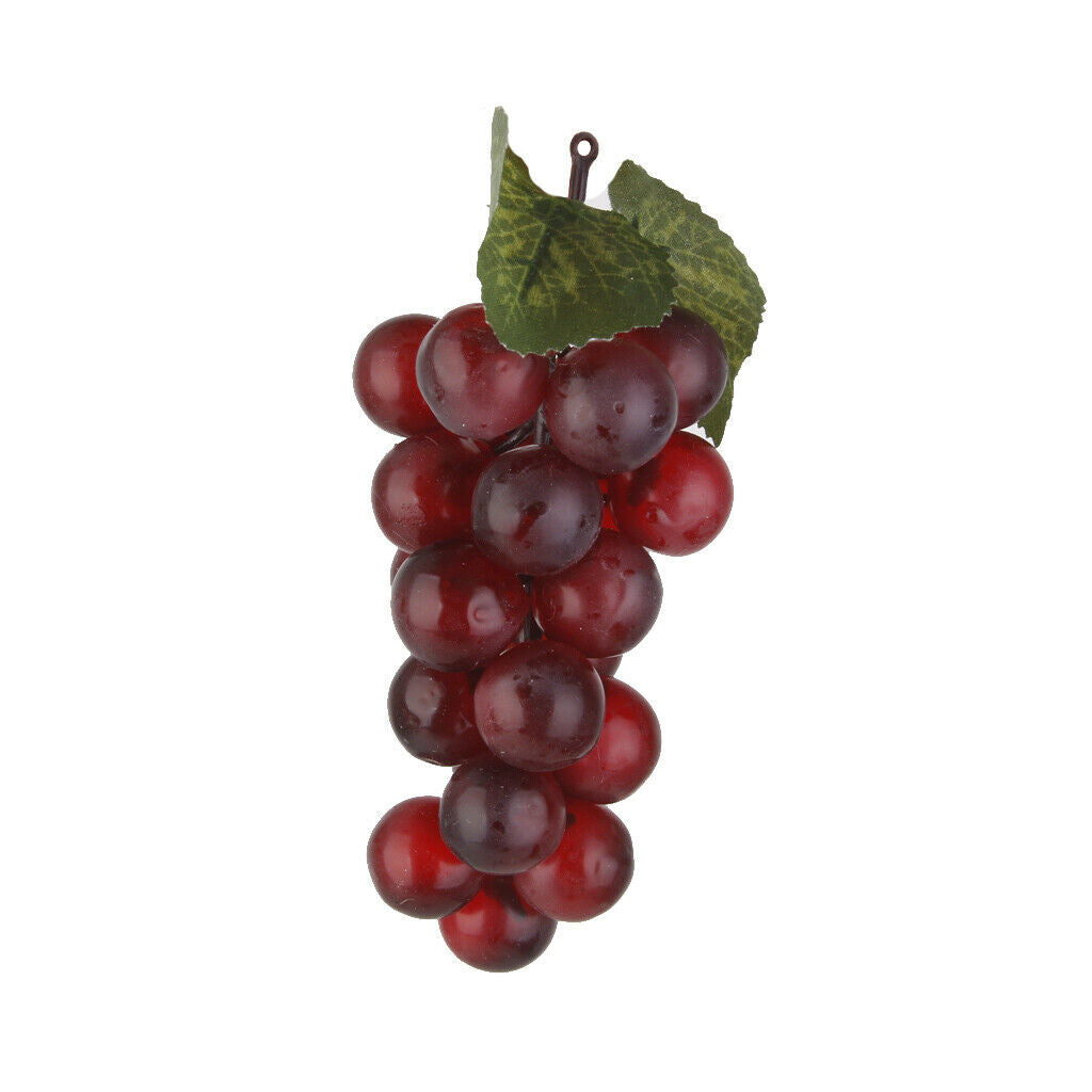 5Pcs Artificial Grapes Mini Grape Clusters Bundles Decorative Grapes Hanging