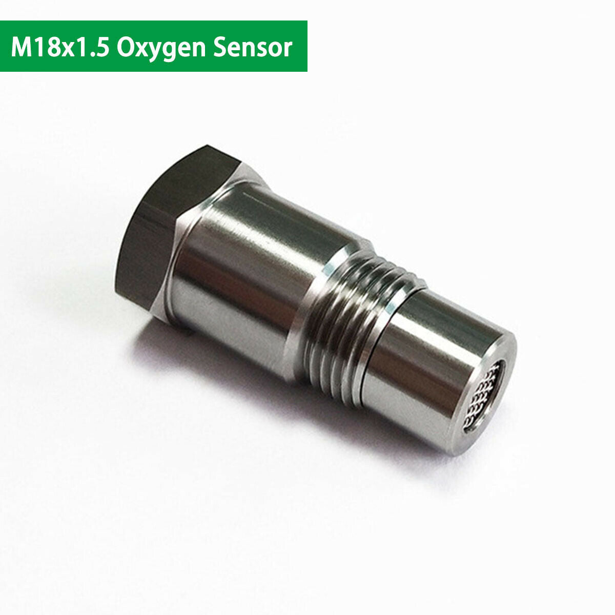 Stainless Steel Oxygen Sensor Extender Adapter Spacer HHO O2   M18x1.5