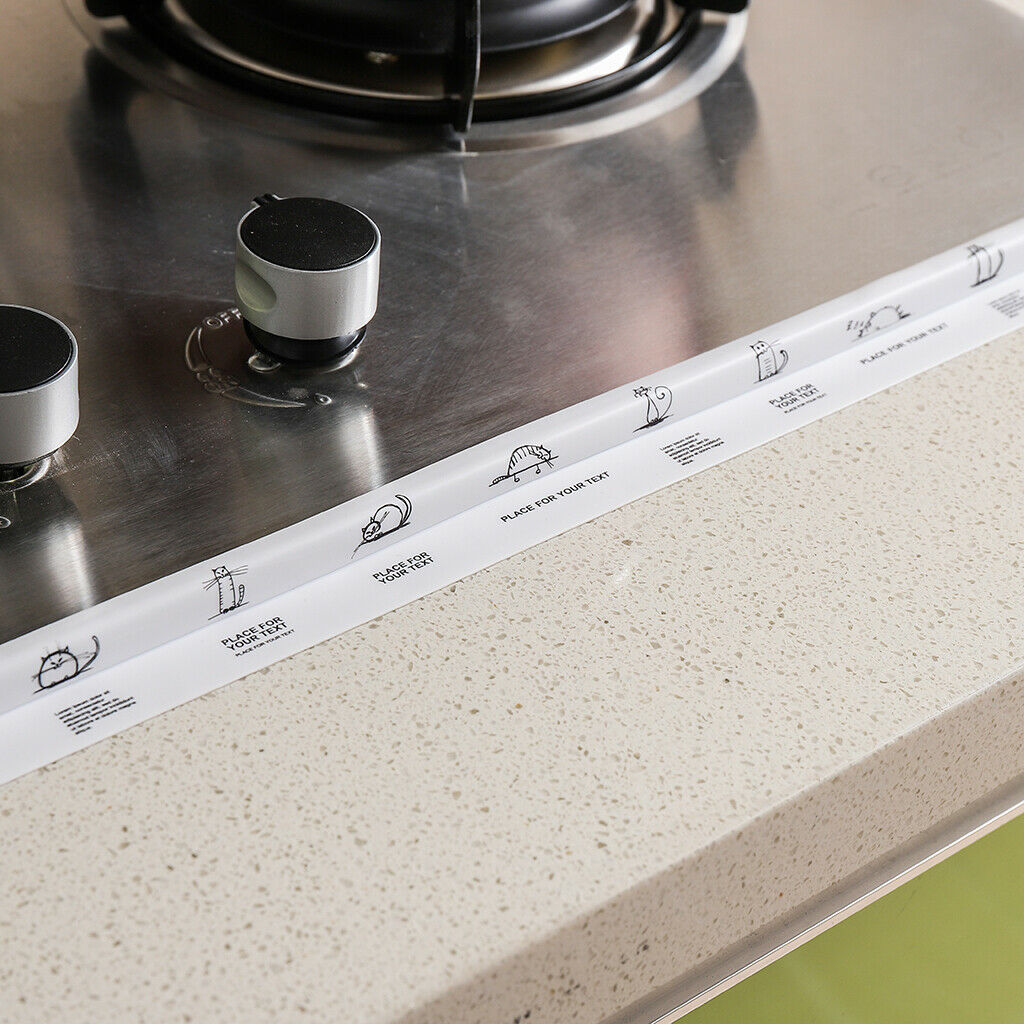 Mildew-proof  Waterproof Sealing Tape for Bathroom Kitchen Floor  Cat