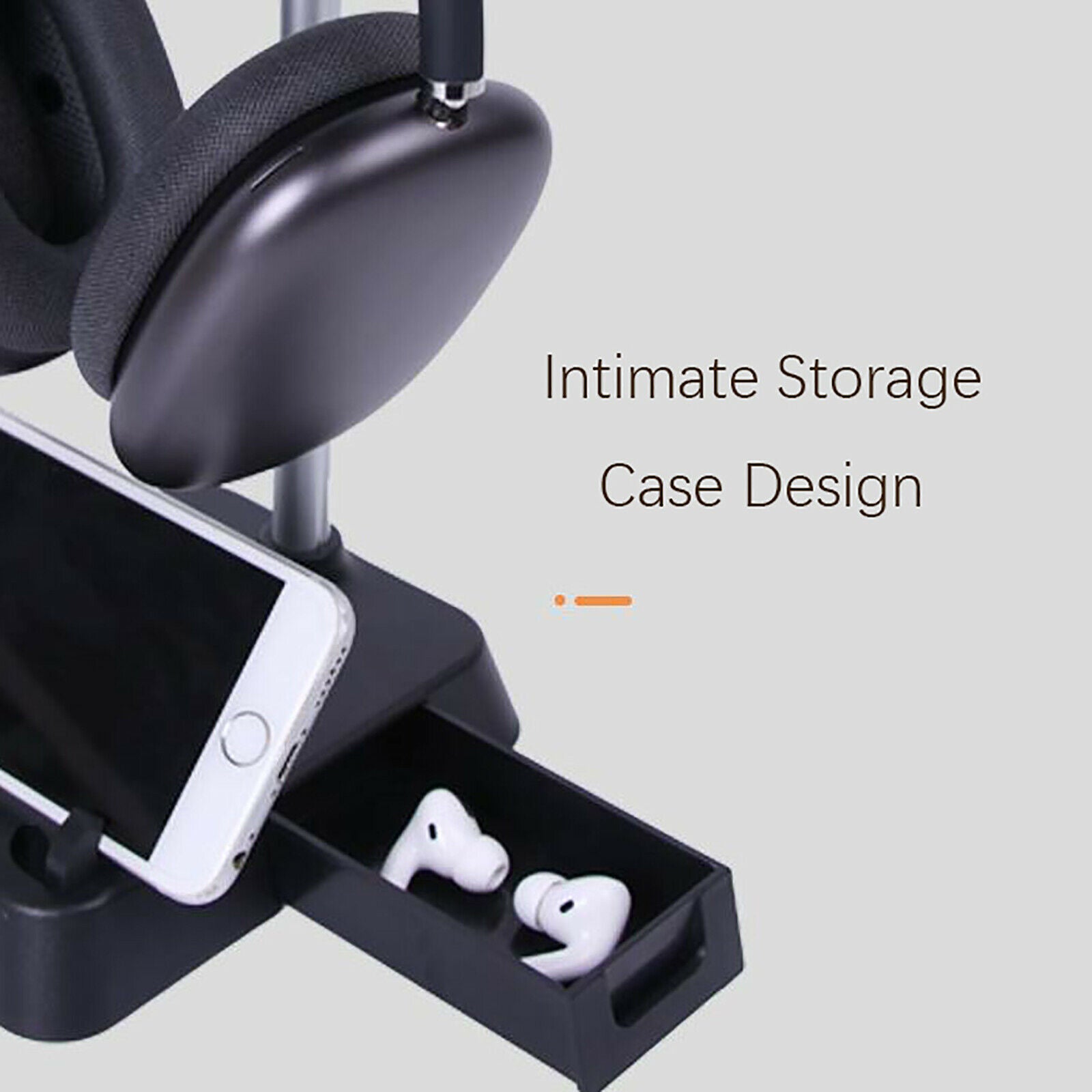 For AirPods Max Headset Holder Stand Storage Case Box Phone Bracket