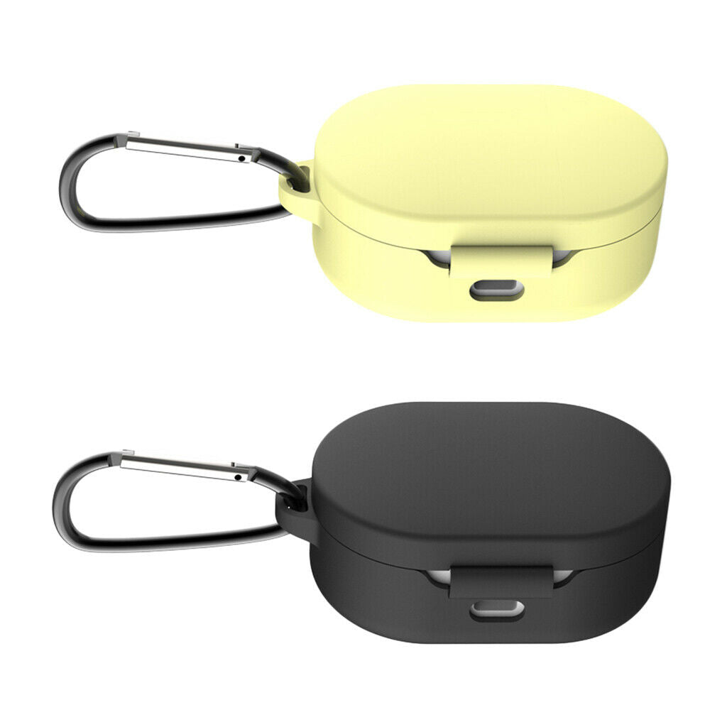 2x Earphone Case Protective Case Cover Bottom Charging Headsets Accessories