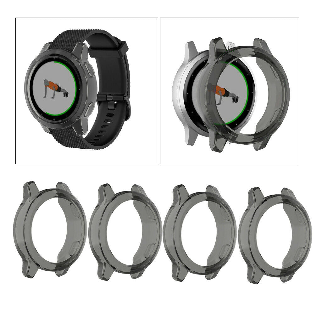 42mm Smart Watch TPU Protective Case Anti-collision fits for Garmin ActiveS 4