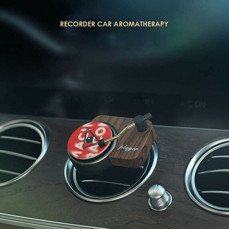 2X(Car Aromatherapy Player Turntable Car Air Freshener Air Outlet AromatherY4Y3)