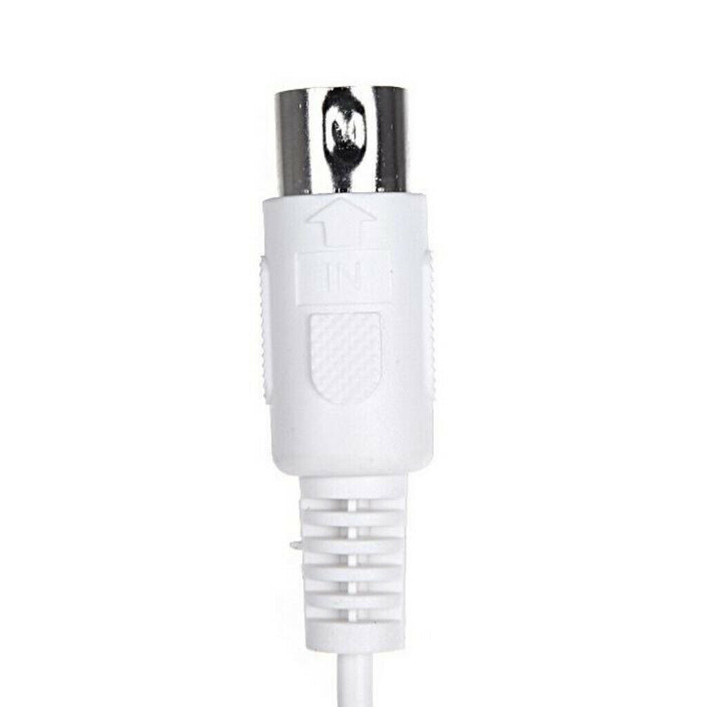 1.5m Professional Copper Audio Cord 5 Pin Male to 5 Pin Male MIDI Extension