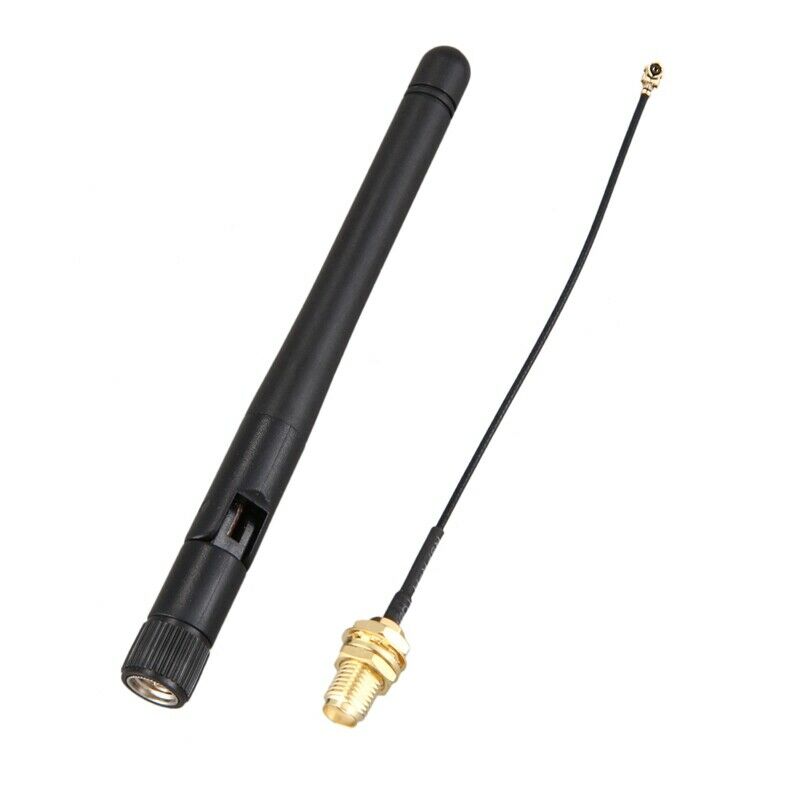 900-1800MHZ Antenna 3Dbi GSM RP-SMA Plug Rubber Waterproof Loan Antenna + IPX J1