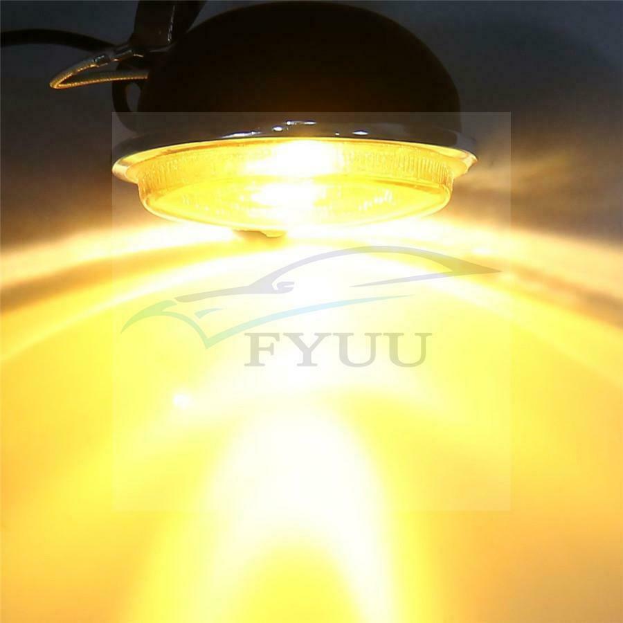 1PC 3 Inch Work Lamp 55W DRL Round Car Fog Lamp Daytime Running Light Yellow 12V