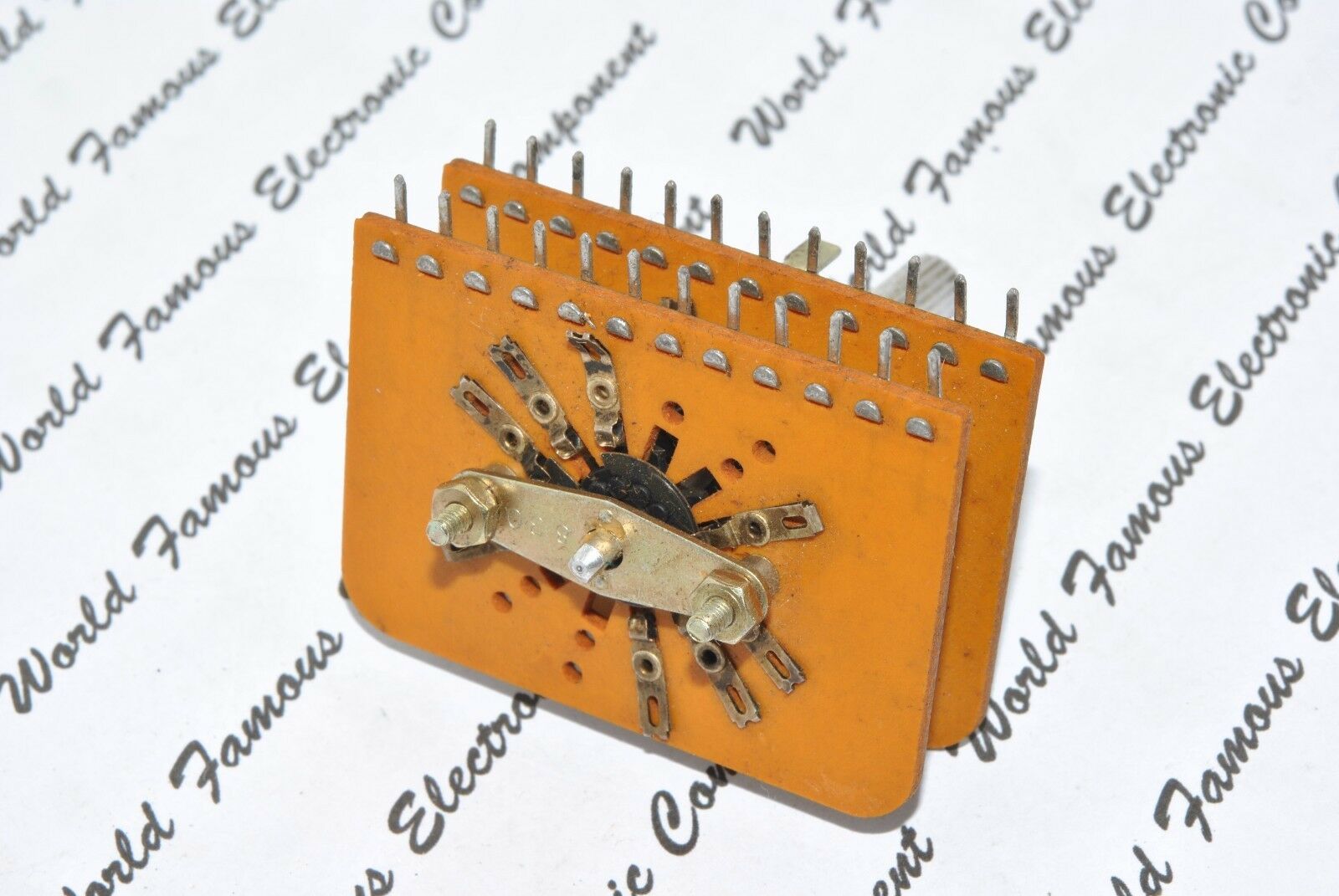 1pcs - ALPS HCN-18 Rotary 2-Wafer 4-Pole 3-Position Switch Made in JAPAN
