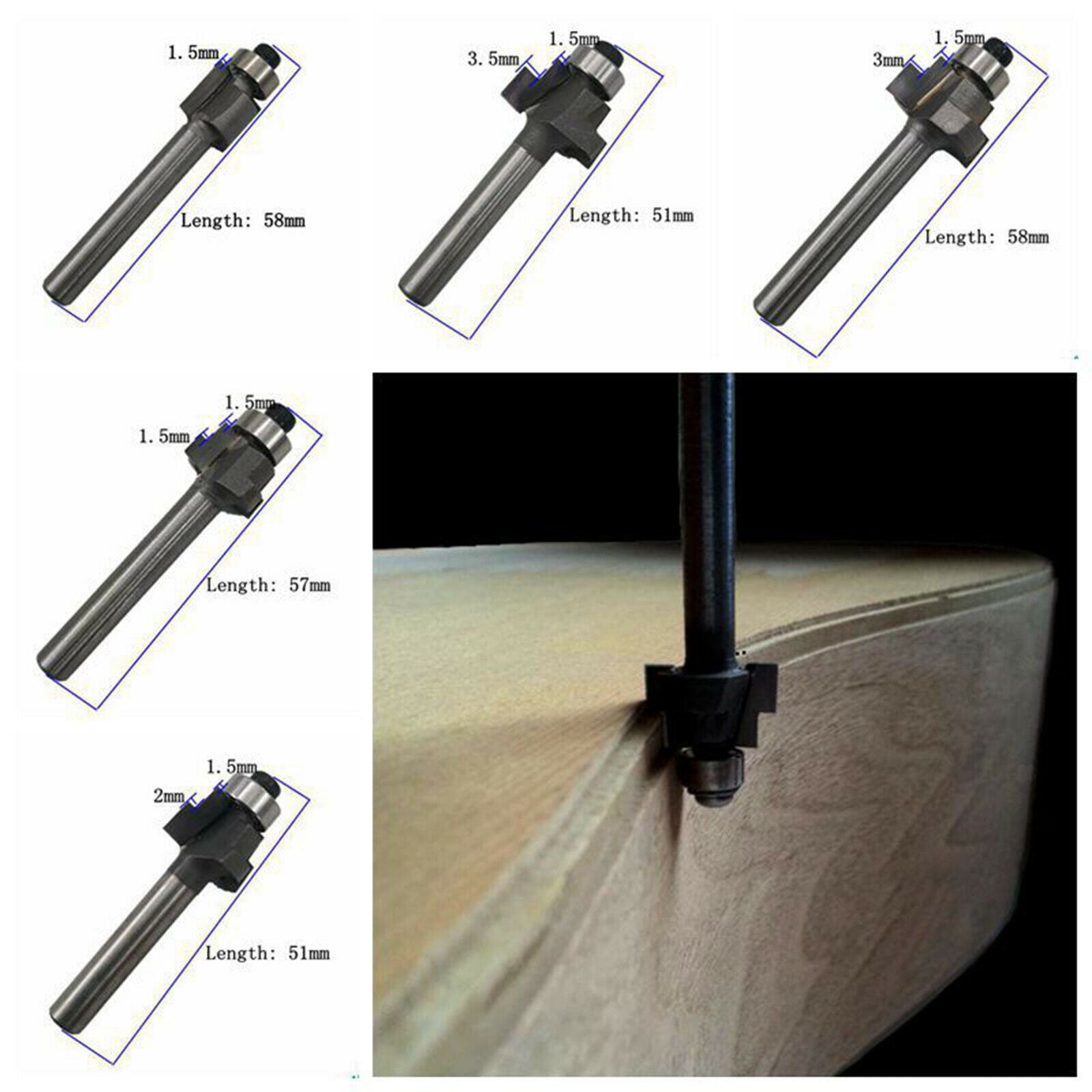 Carbon Steel Milling Guitar Edging Inlay Guitar Making Tool 1.5mm