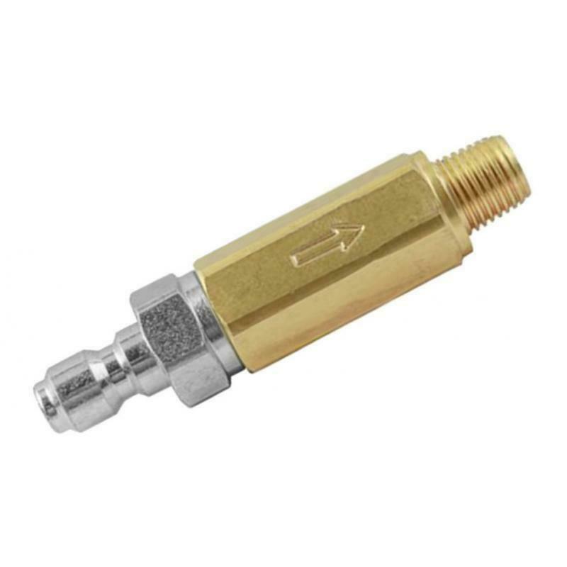 Brass Pressure Washer Nozzle Filter 1/4'' Threaded Male Plug 4500psi