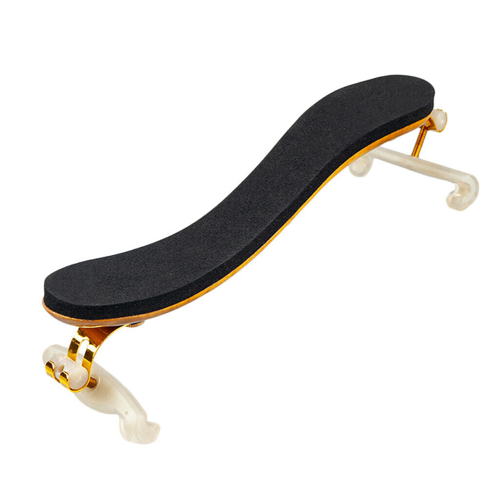 Adjustable Maple Wood Violin Shoulder Pad Rest for Size 4/4 3/4 Violins