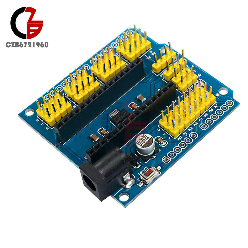 5PCS Arduino Nano I/O Expansion Shield V2.x/3.x Controller Pinboard Board Module