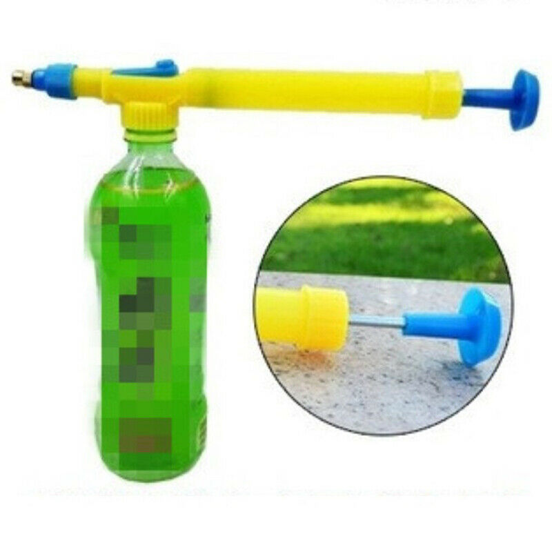 Adjustable Water Gun Metal Sprayer Beverage Bottle Outdoor Toys Multifunc.l8