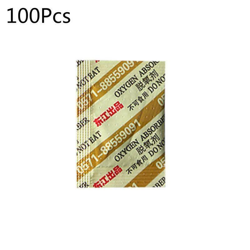 100 Bags Deoxidant 30cc Oxygen Absorbers for Mooncake Long Term Food Storage CO2