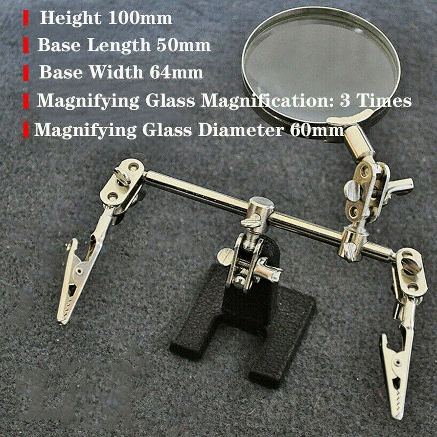 Magnifier Clip Seat Multi-Function Welding Station Shelf DIY Electronic Module