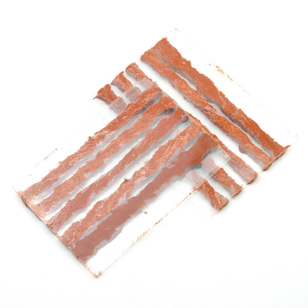 10Pcs Car Bike Tyre Tubeless Seal Strip Plug Tire Puncture Repair Recovery Kit !