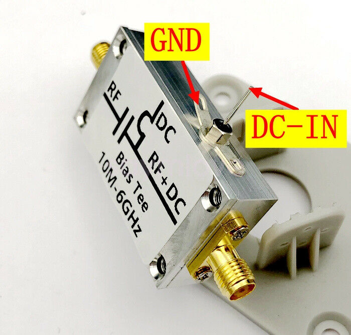 New 10MHz-6000MHz 6GHz RF DC Blocker Isolator Bias Tee Bias Feeder DC50V