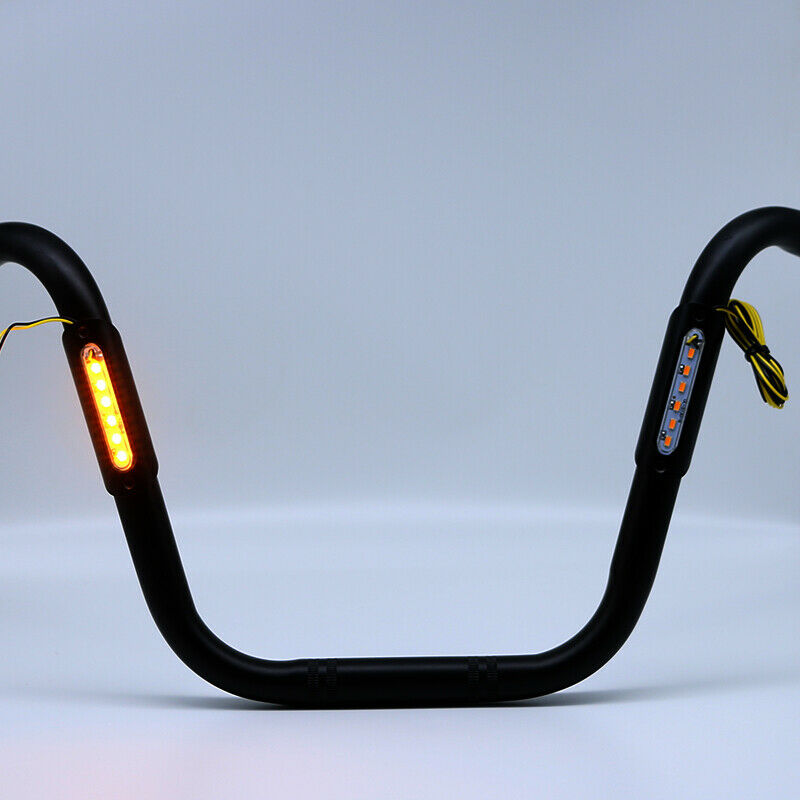 25mm 1" Handlebar Signal Light Waterproof Handlebar LED Light For Universal Bike