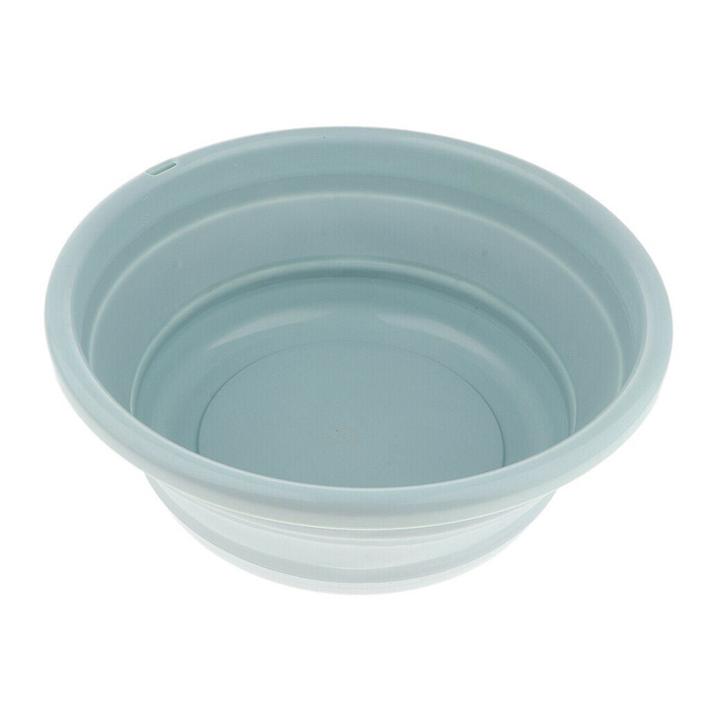 2Pcs TPE Collapsible Wash Basins Space Saving for Fishing Travel Picnics