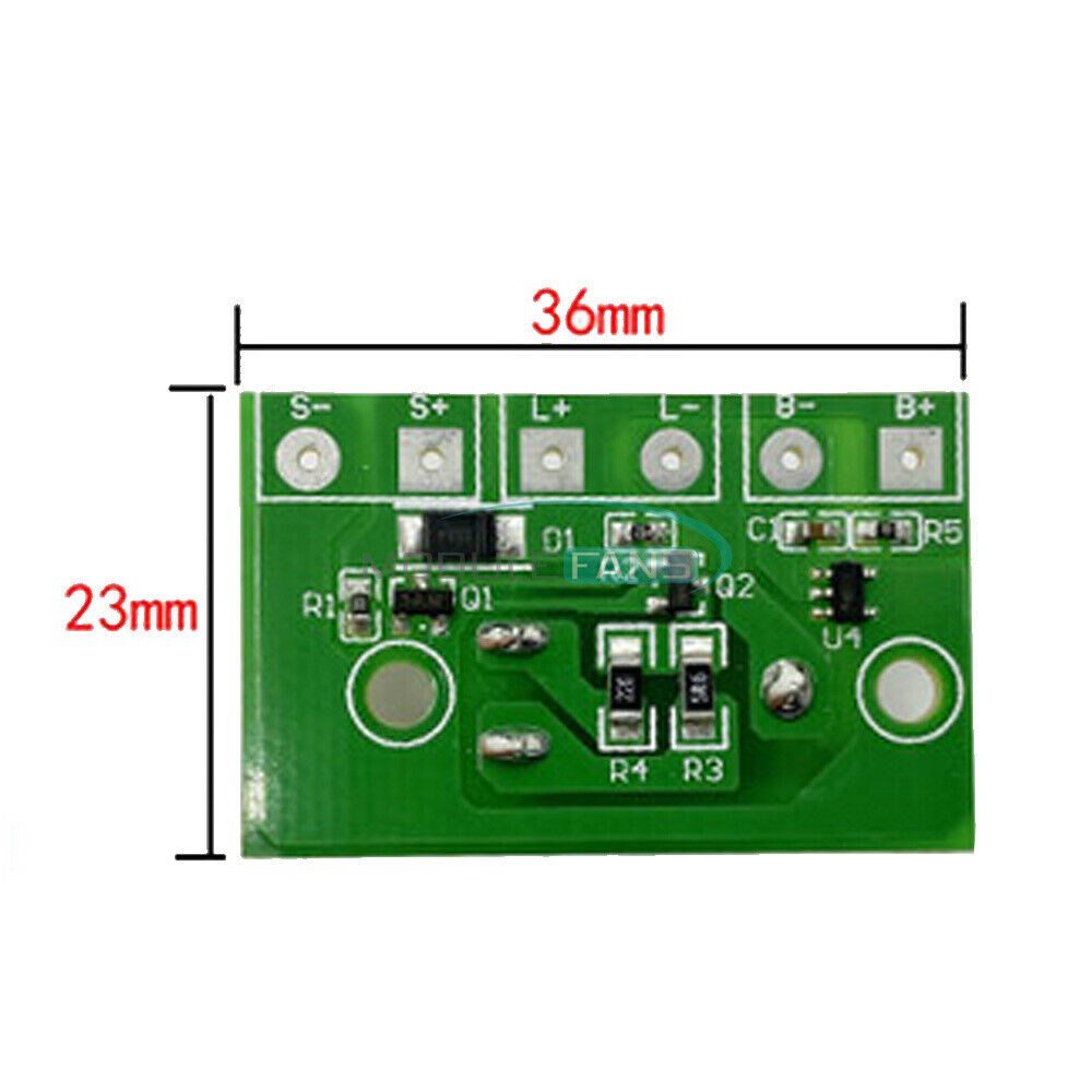 6V Solar Lawn Switch Controller Circuit Board Pannel For 3.7V 1A Li-ion Battery
