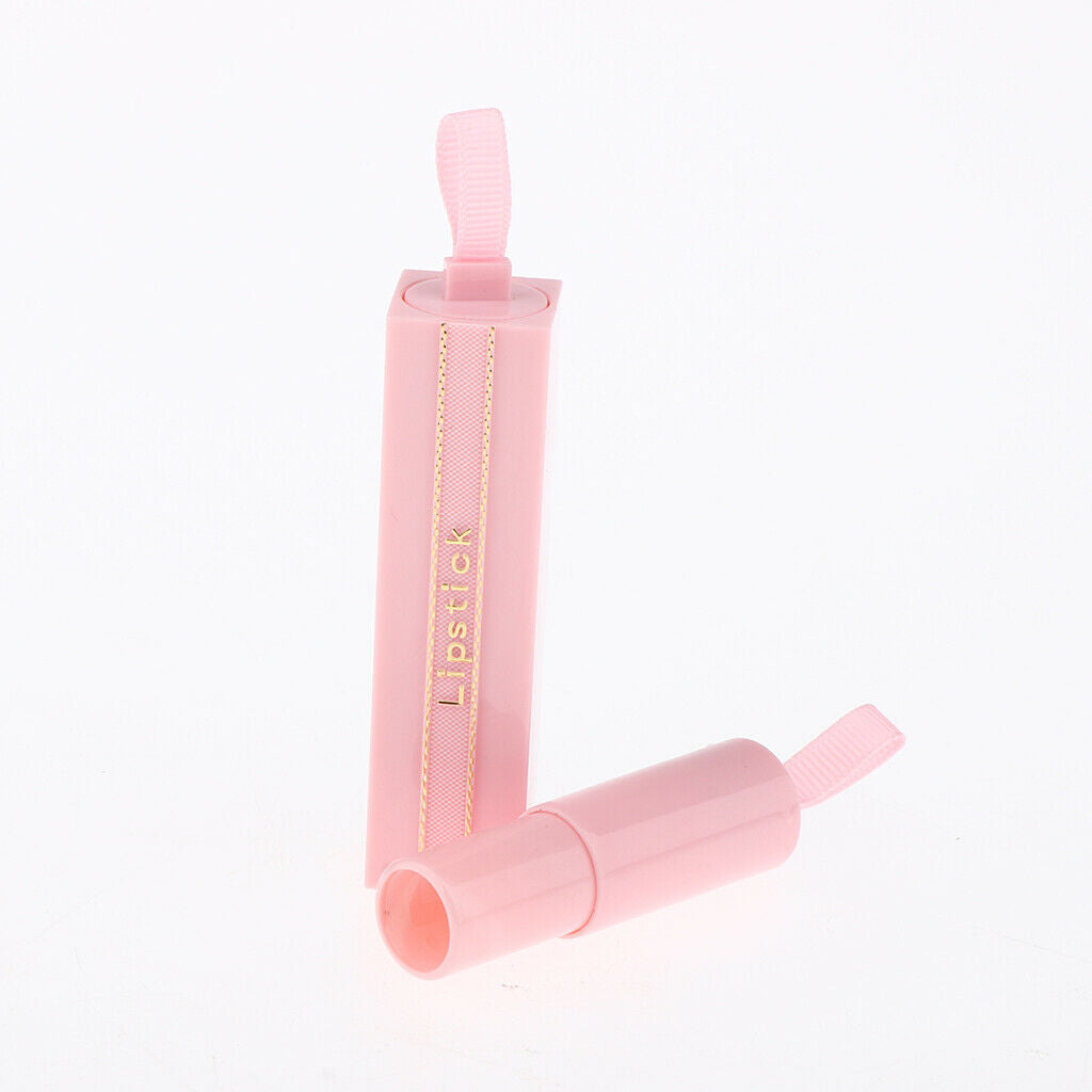 5PCS Empty High Grade Lipstick Containers Elegant Lip Balm Tubes + Caps for