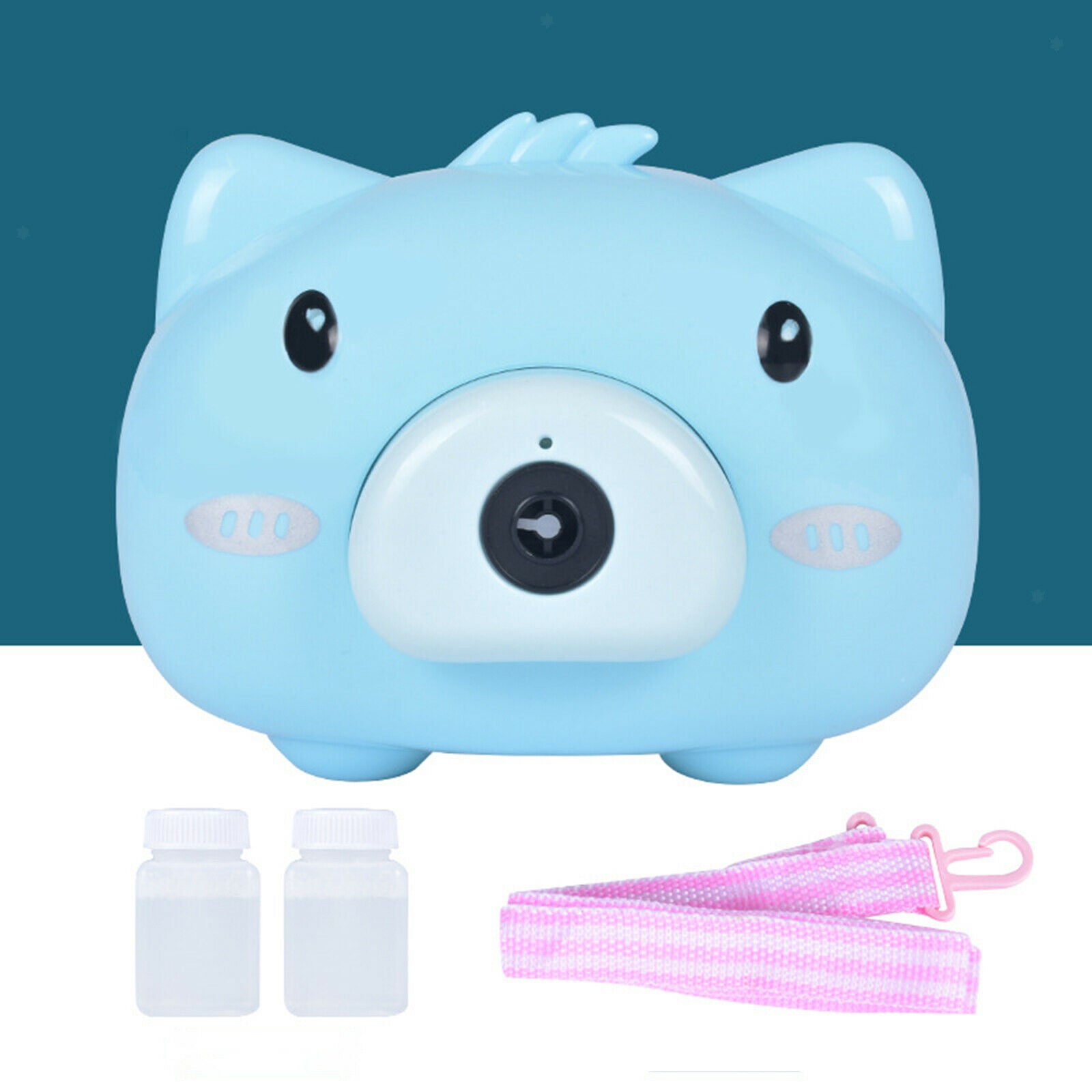 Bubble Toys for Kids Toddlers, Non-Toxic Camera Bubble Blower with Music Sounds
