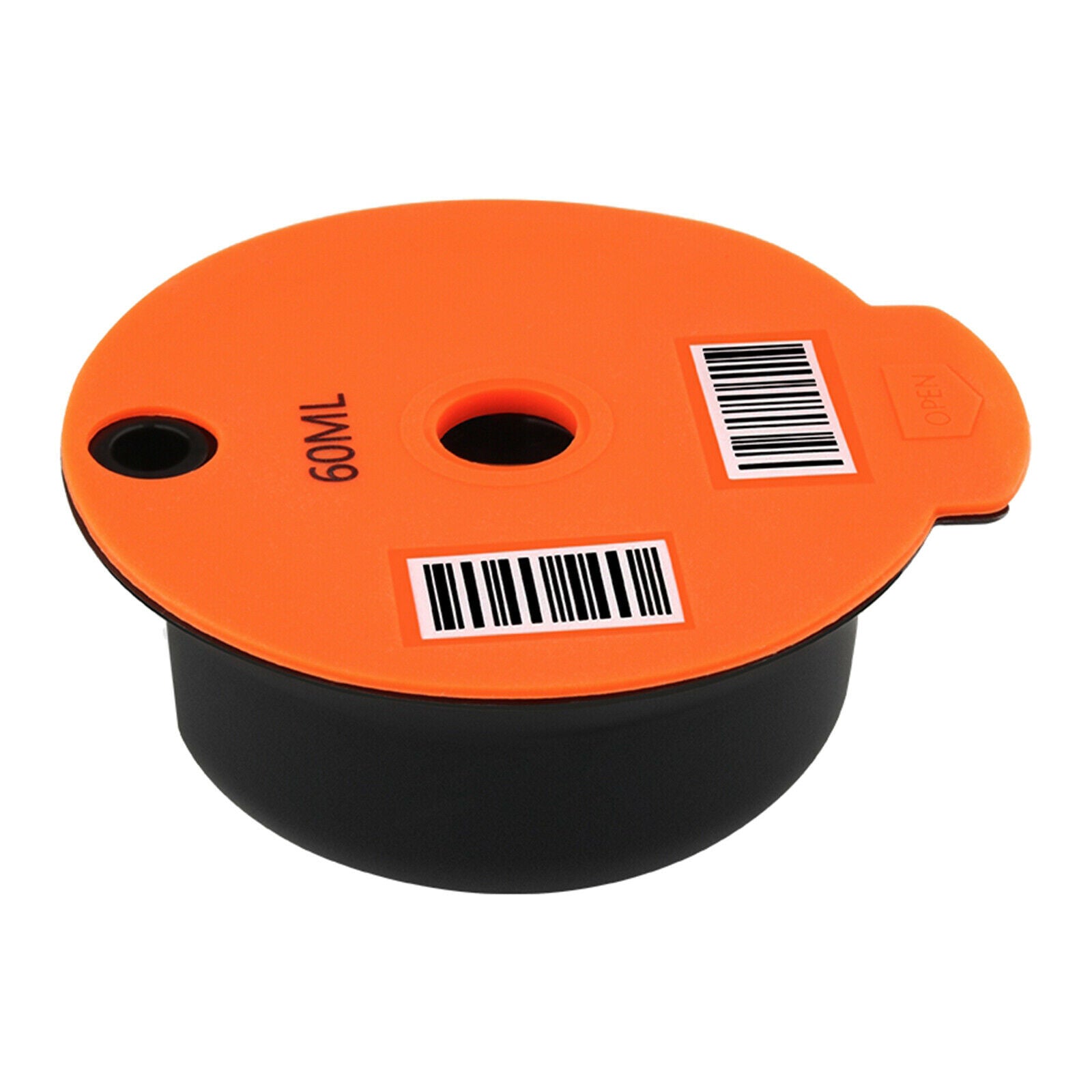 2x Reusable Coffee Capsule Pods with Slicone Lid for Bosch   60ml
