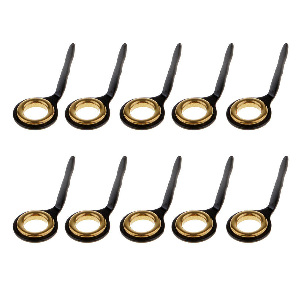10x Sea Pole Fishing Casting Rod Guides Parts Line Rings DIY Rod Repair Kits