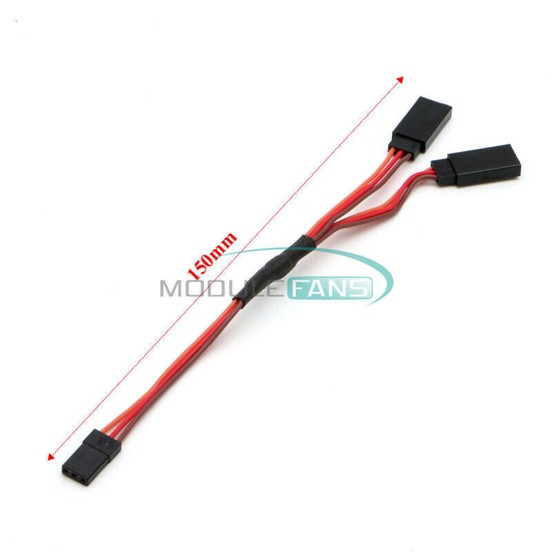 10PCS Servo RC Y Style Male to Female Extension Lead Cable 150mm JR Wire Cord