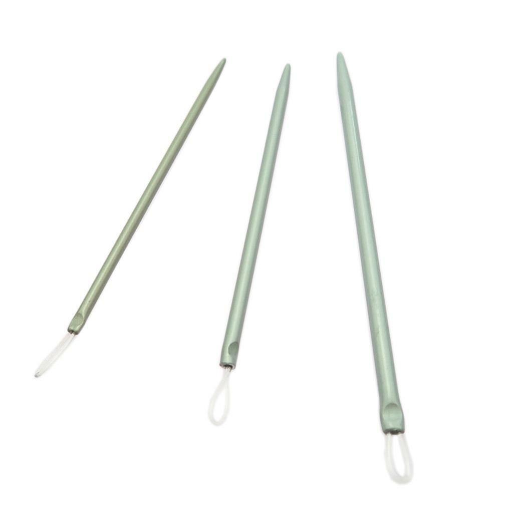 3 Sizes Blunt Needles with Plastic Loop Hand Knitter for Yarn Sewing Darning