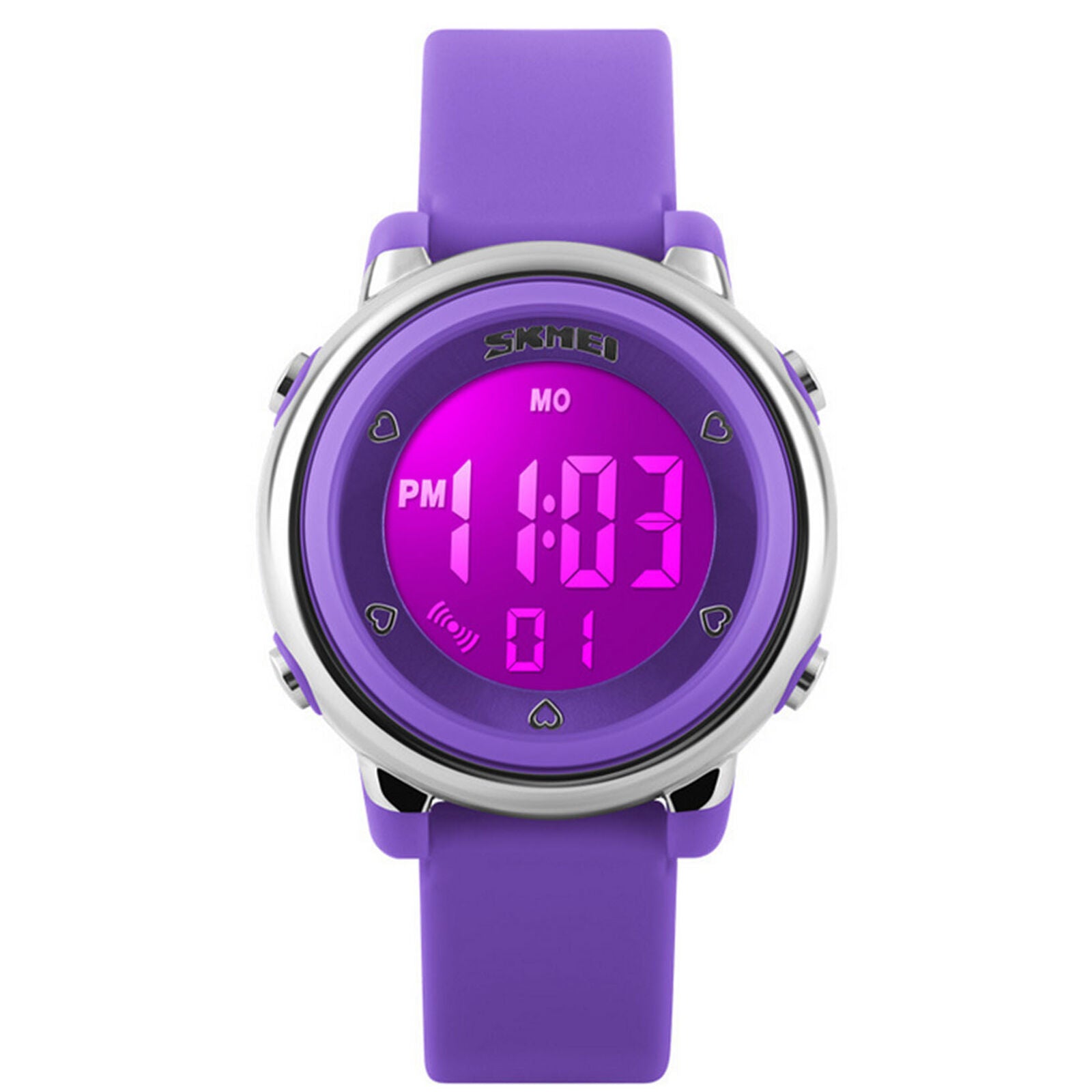 Kids Boy's Girl Waterproof Electrical Digital Sports Alarm Stopwatch LED Watch