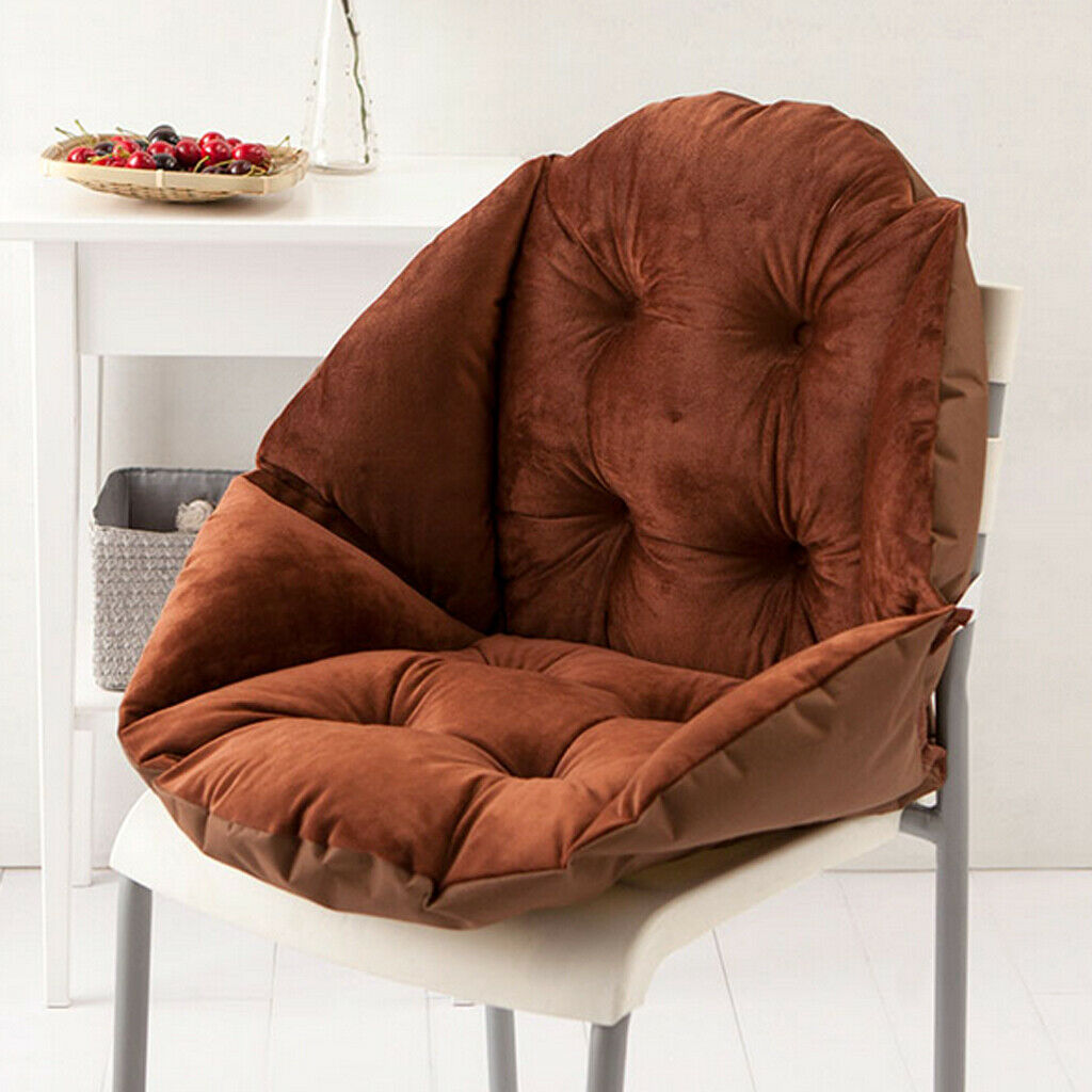 Comfort Shell Shape Surrounded Seat Cushion Foam Car Chair Pad Pillow-Coffee