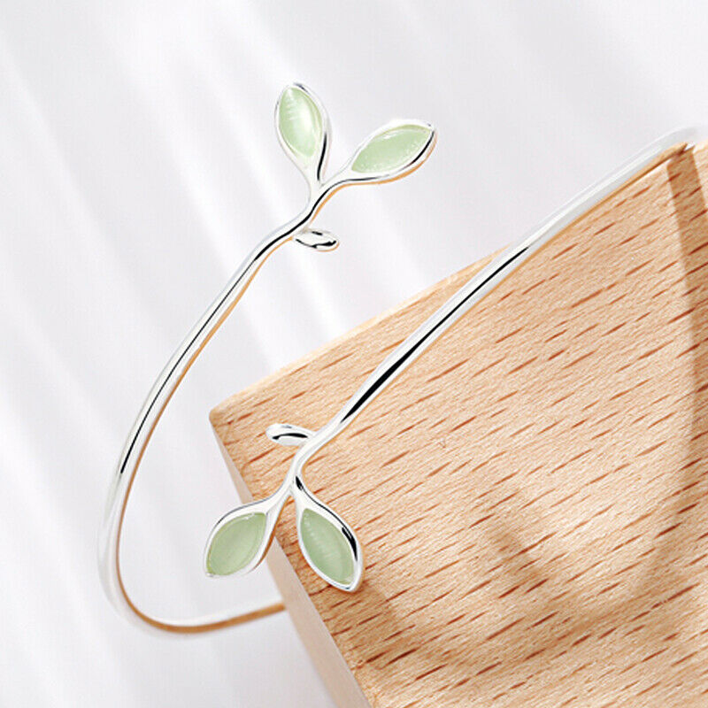 Sole Tender Bud Fresh Minimalist Leaves Female Literary Trendy Resizable .l8