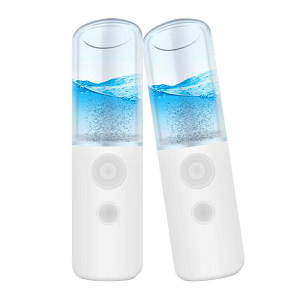 2x Handy Mini Nano Spray Atomization Face Hydration Facial Moisturizing Mist