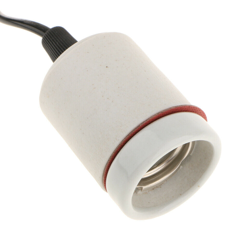 UK Plug  Basking Lamp Holder Reptile Infrared