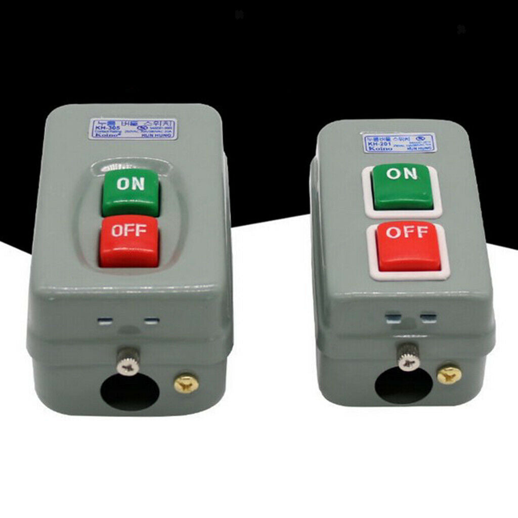 Transfer Push Button Switch Control Box Switch 3P 15A/250V 10A/380V KH-201