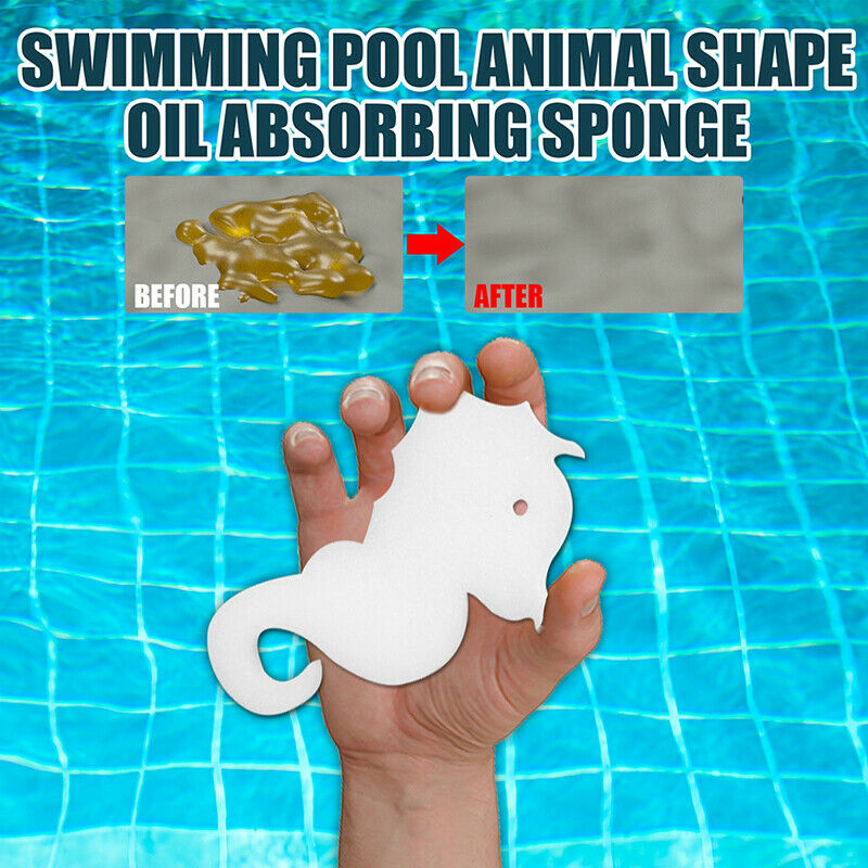 6pcs/lot Oil Absorbing Sponge Swimming Pool Absorbing Sponge Scum Cleaning Tools