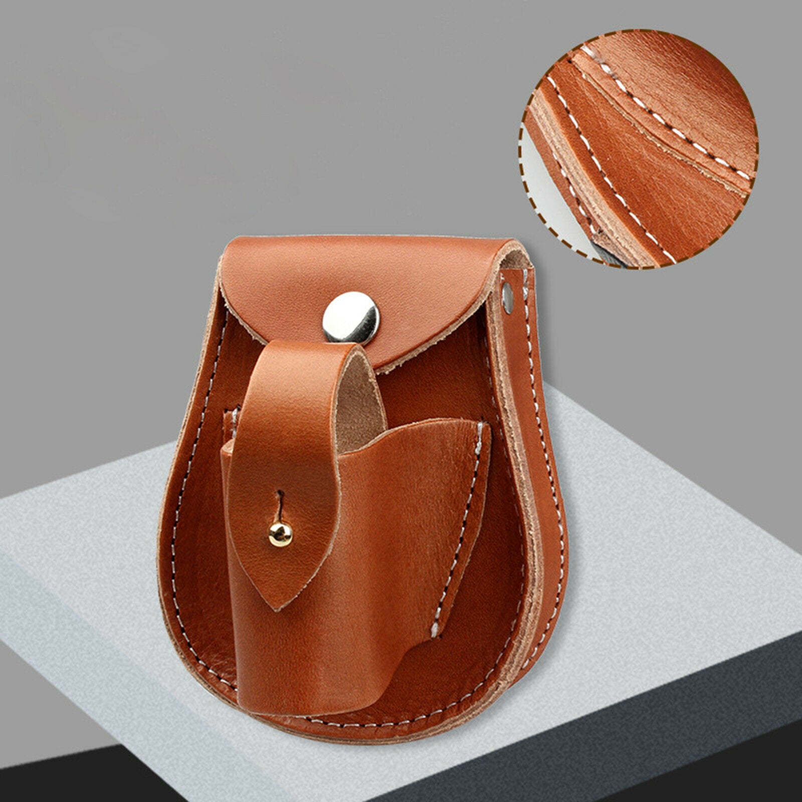 Outdoor Sports Steel Ball Package Leather Slingshot Bag Pouch Case Strap holster
