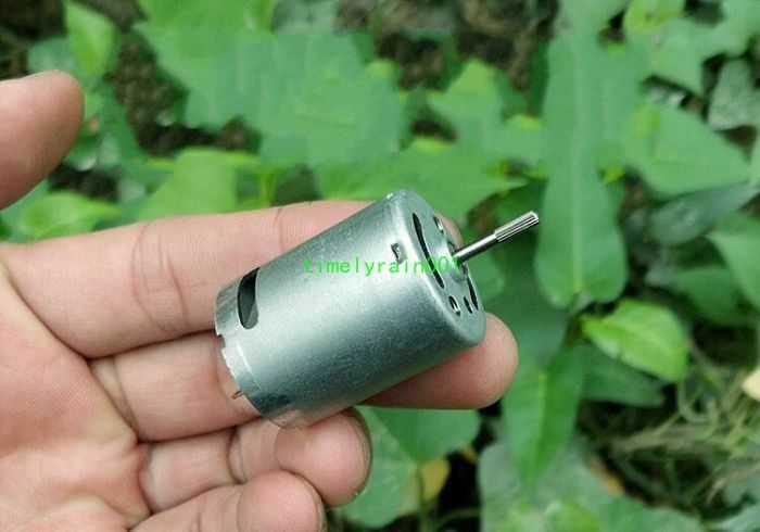 1pcs DC7.2V-12V 370 motor 24.4*30.7MM High speed and high torque motor 45500rpm