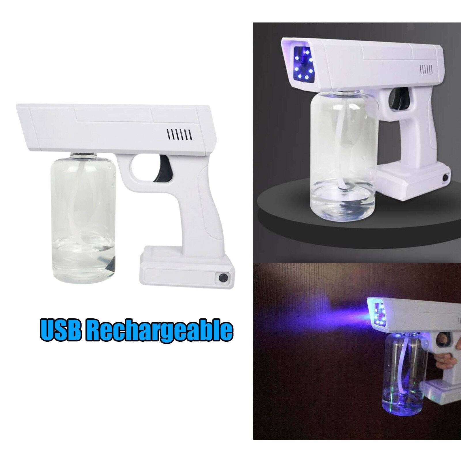 Cordless USB Charging Sanitizer Sprayer 500ml Disinfectant Fogger Spray Gun