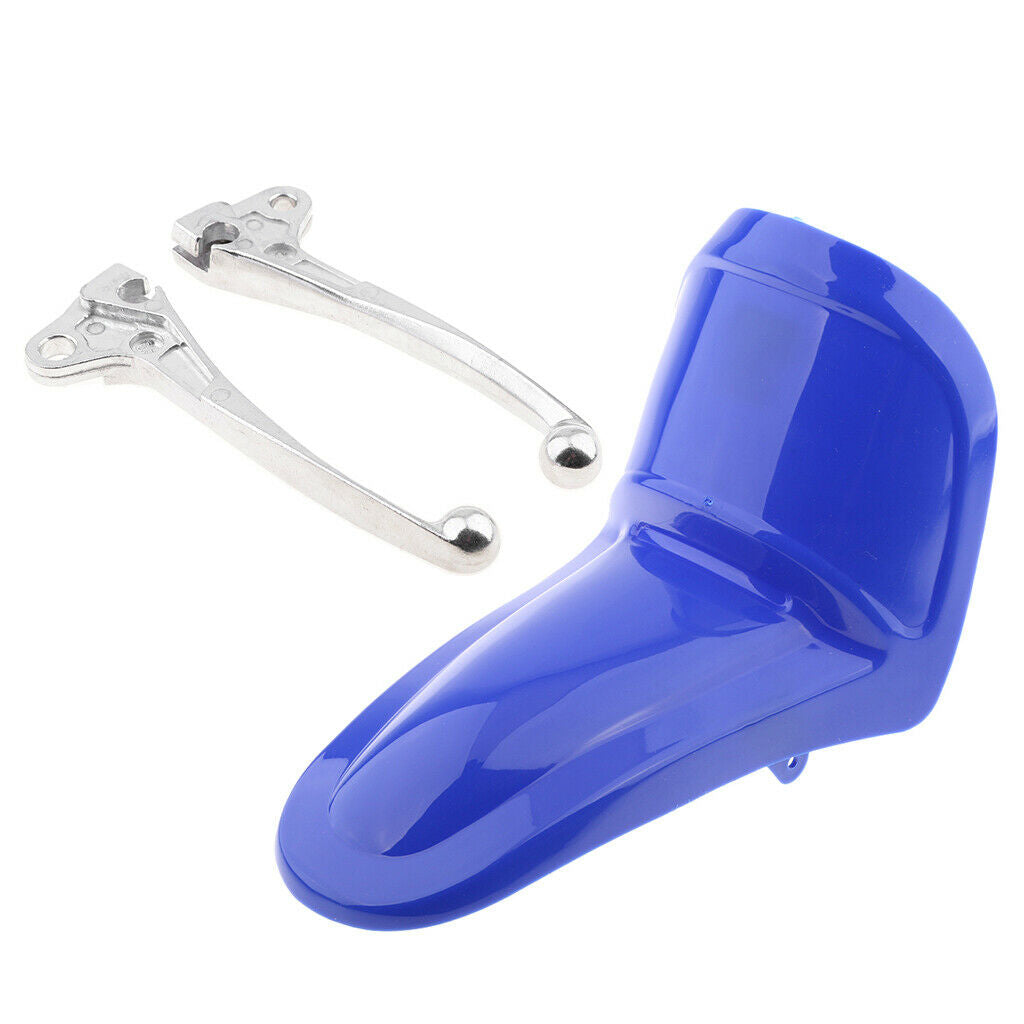 Motorcycle Hand Brake Levers + Front Fender Mudguard for Yamaha PW50