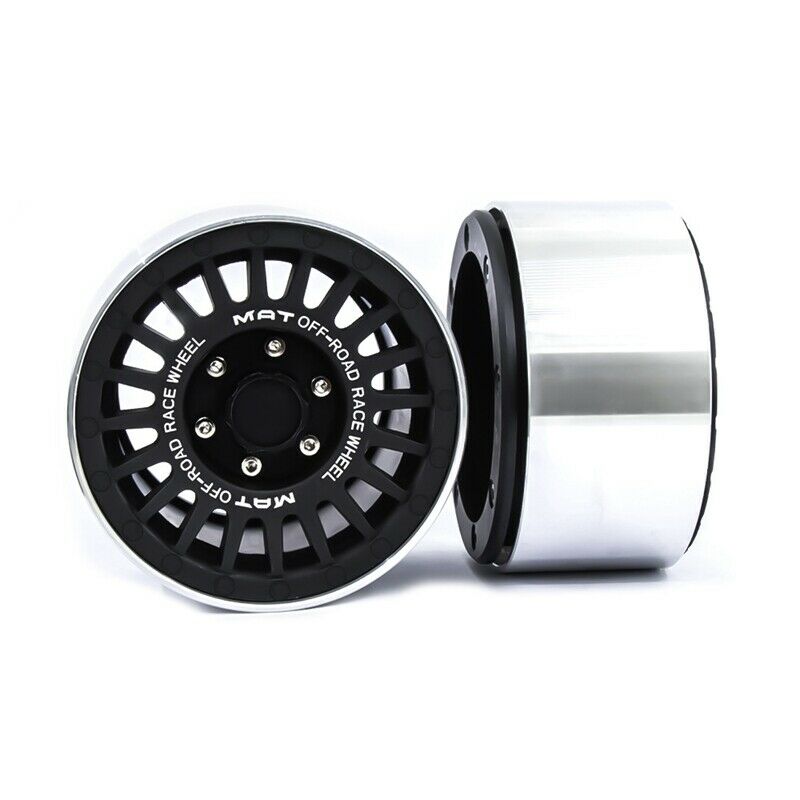 4PCS G53 VP Aluminum 2.2 Beadlock Wheel Rims for Axial SCX10 RR10 Wraith TraxxV2