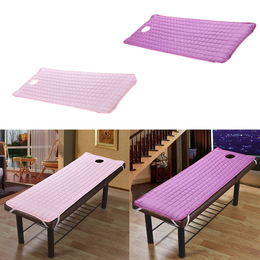 2pcs SPA Massage Treatment Bed Cover Mattresses  180x60cm  Pink