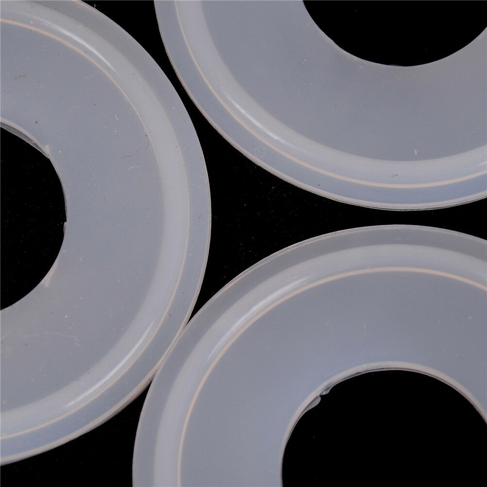 10Pcs 1" Sanitary   Clamp Silicon Gasket Fits 50.5mm OD Type Ferrule Flange JCDD