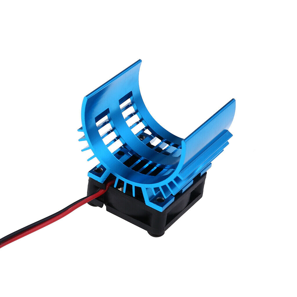1/10 RC 540 Motor Heatsink & Cooling Fan for HSP Axial   DIY Parts