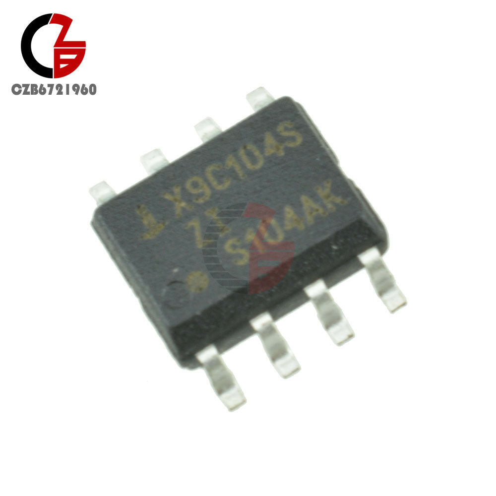 5PCS X9C104 X9C104P SOP-8 Digital Potentiometer IC Chip EEPROM Shock Wave 2.5MHz