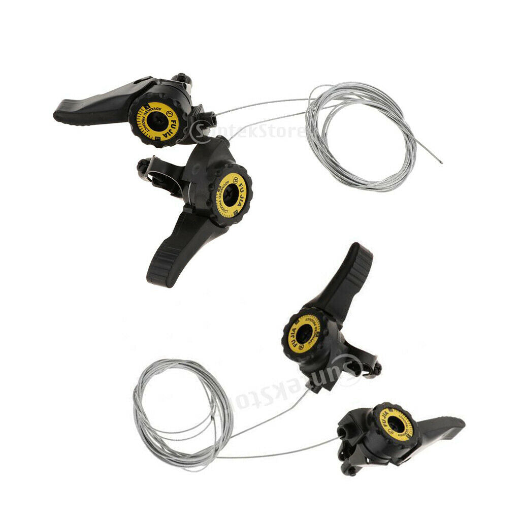 2x 3x5/6/7 MTB Bike Thumb Shifter Road Front Derailleur Cable Replacement